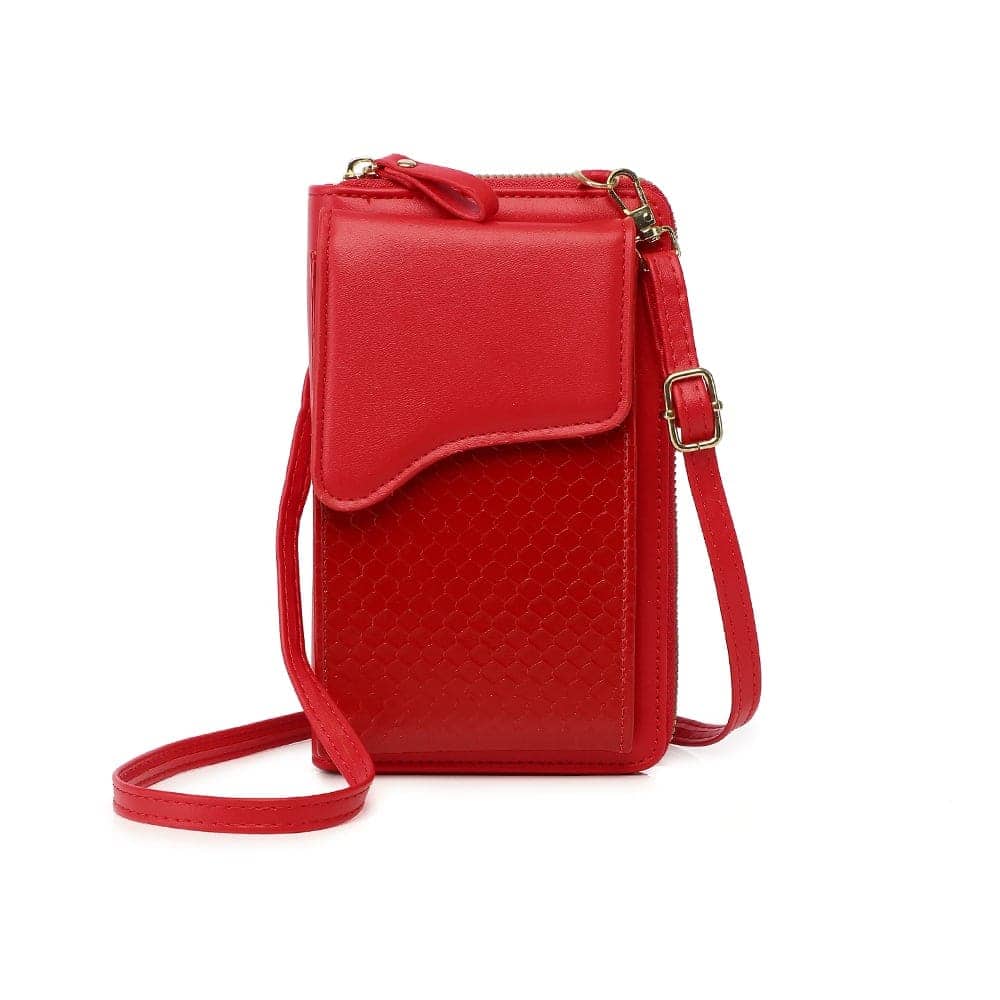Pochette bandoulière pour téléphone portable Röd sur fond Vit