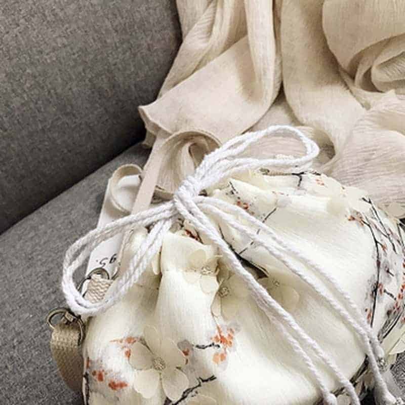 Blommig handväska för kvinnor
