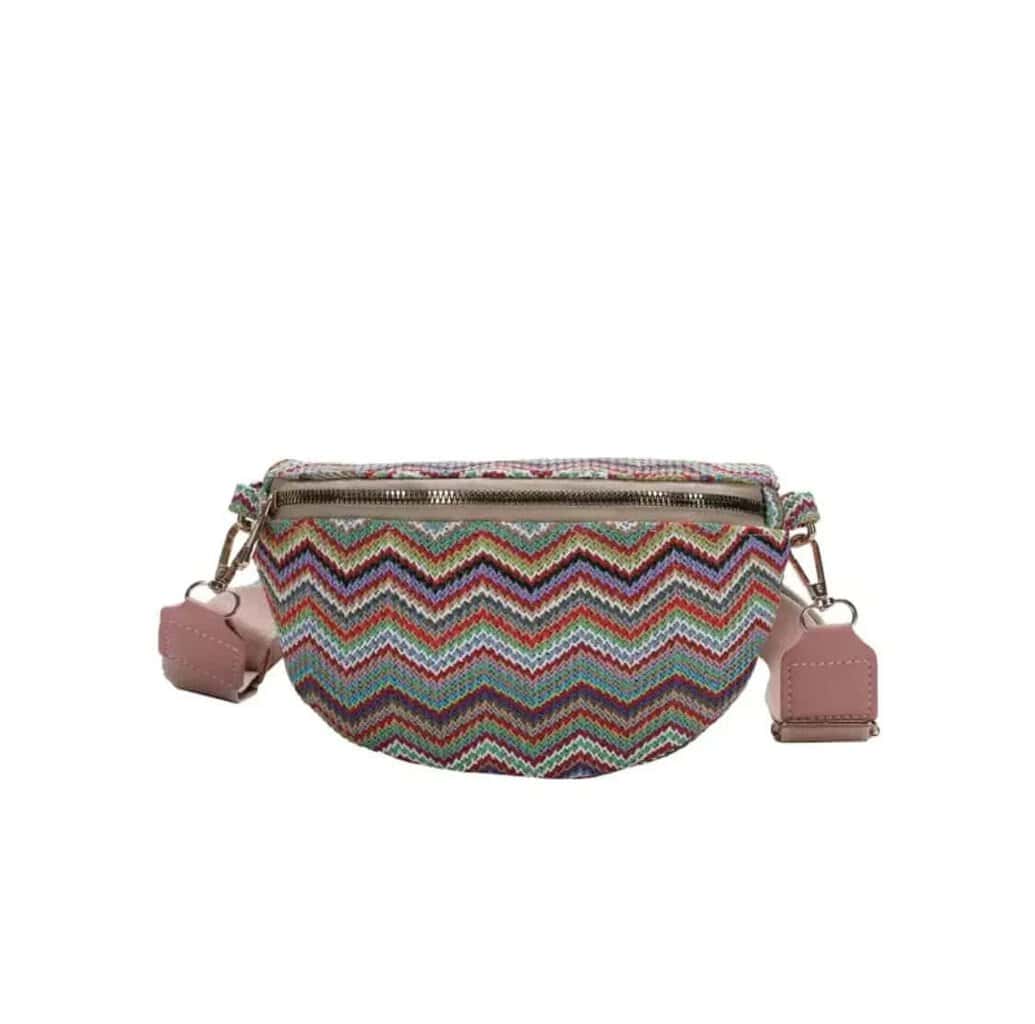 sac banane bandoulière paille tressée (4)