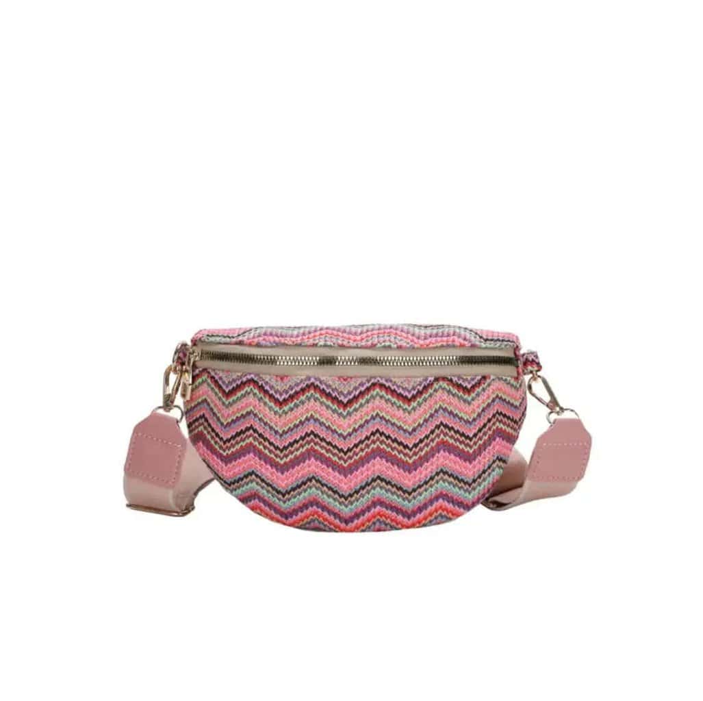sac banane bandoulière paille tressée (1)
