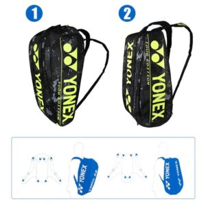 Herr axelrems tennisväska – 6 racketar