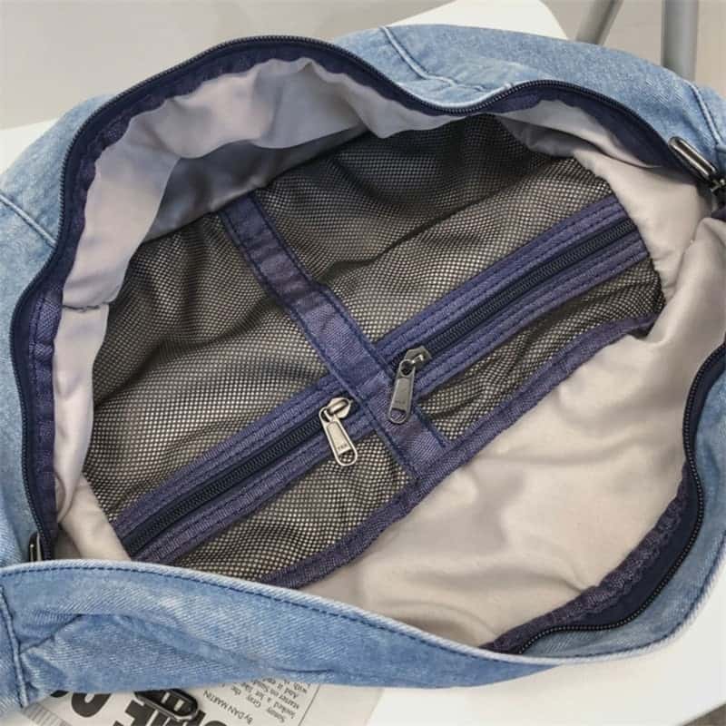 Jeans axelremsväska