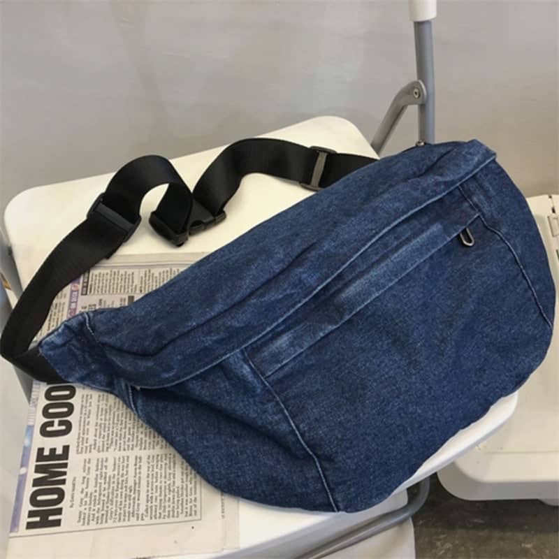 Jeans axelremsväska