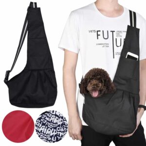 Justerbar axelväska för hund