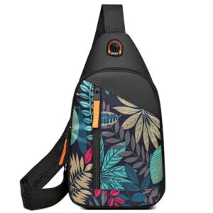Petit sac bandoulière en nylon style bohème (12)