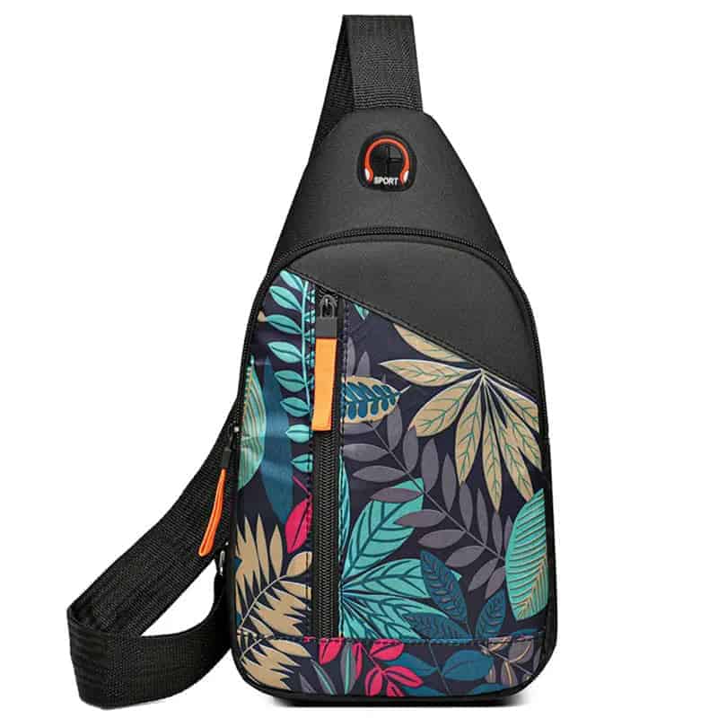 Petit sac bandoulière en nylon style bohème (12)