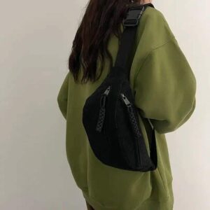 Manchestertyg midjeväska crossbody