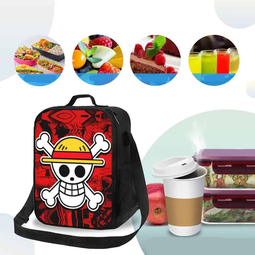 One Piece isolerad axelremslunchväska