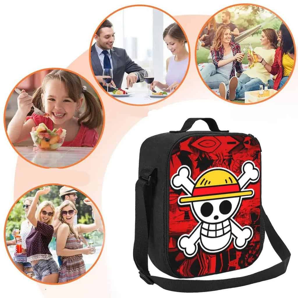 One Piece isolerad axelremslunchväska