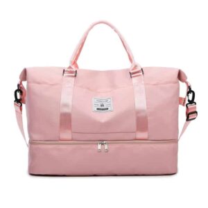 sac bandoulière de voyage compartiment chaussures (4)