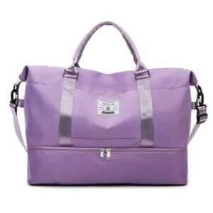sac bandoulière de voyage compartiment chaussures (2)