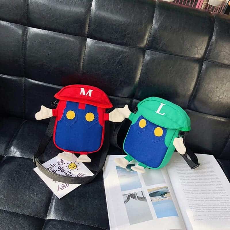 Super Mario Axelväska för barn och tonåringar