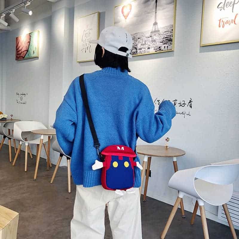 Super Mario Axelväska för barn och tonåringar