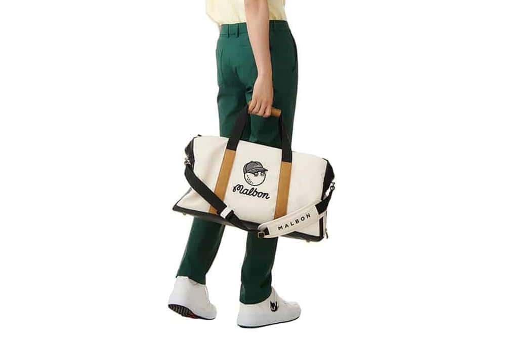Syntetläder axelrems golfväska