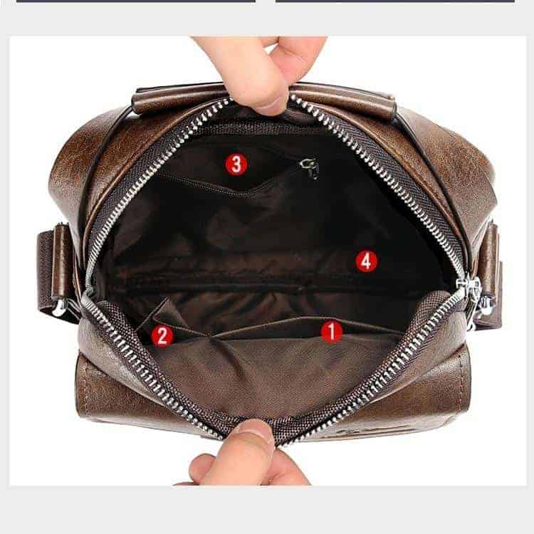 Vintage herr axelväska