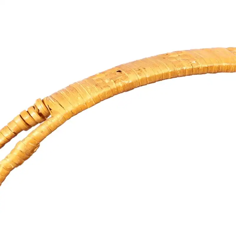Bambuväska liten, handgjord bambusväska med elegant bågformad handtag.
